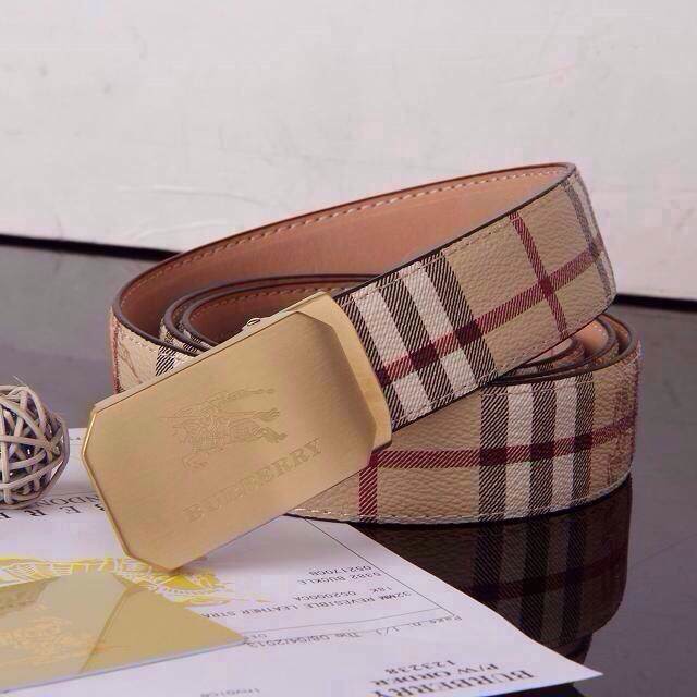 Super Perfect Quality Burberry Belts(100% Genuine Leather,steel buckle)-365