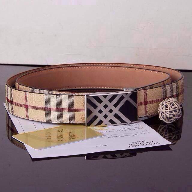 Super Perfect Quality Burberry Belts(100% Genuine Leather,steel buckle)-366