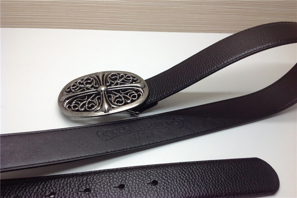 Super Perfect Quality Chrome Hearts Belts(100% Genuine Leather,Steel Buckle)-002