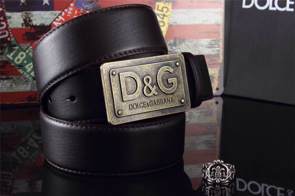 Super Perfect Quality DG Belts(100% Genuine Leather,Steel Buckle)-020