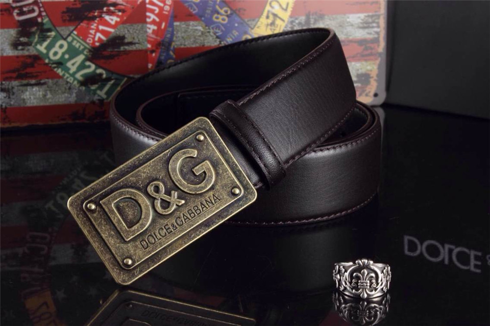 Super Perfect Quality DG Belts(100% Genuine Leather,Steel Buckle)-021