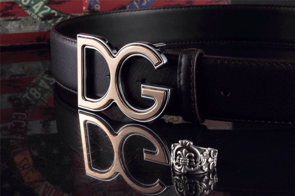 Super Perfect Quality DG Belts(100% Genuine Leather,Steel Buckle)-029