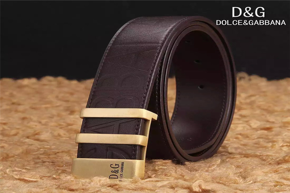 Super Perfect Quality DG Belts(100% Genuine Leather,Steel Buckle)-055