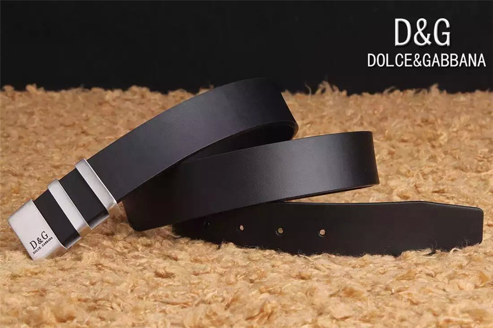 Super Perfect Quality DG Belts(100% Genuine Leather,Steel Buckle)-062