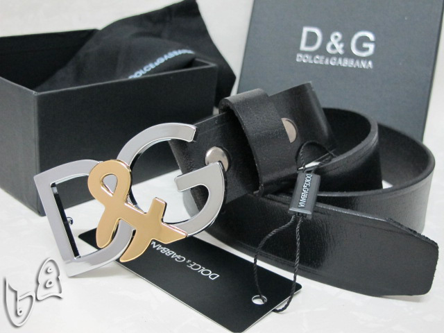 Super Perfect Quality DG Belts(100% Genuine Leather,Steel Buckle)-077