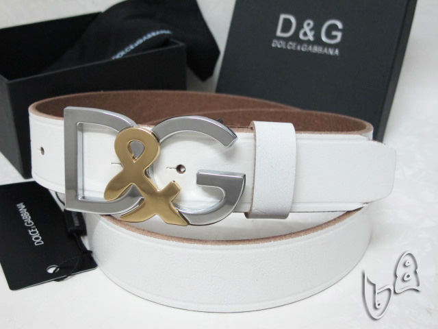 Super Perfect Quality DG Belts(100% Genuine Leather,Steel Buckle)-080