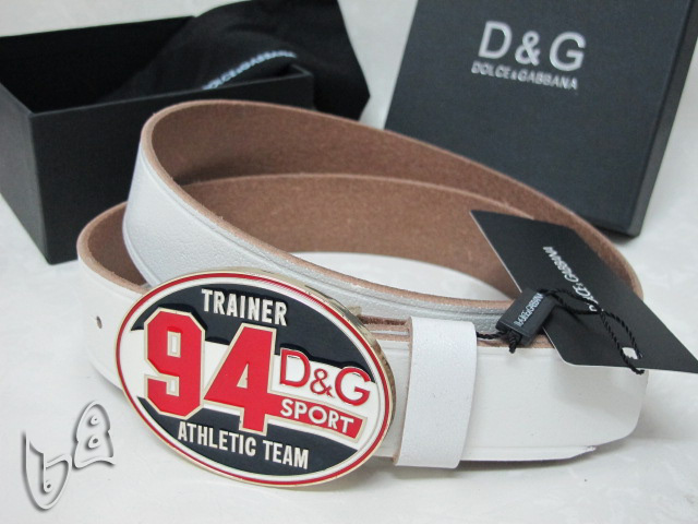 Super Perfect Quality DG Belts(100% Genuine Leather,Steel Buckle)-086