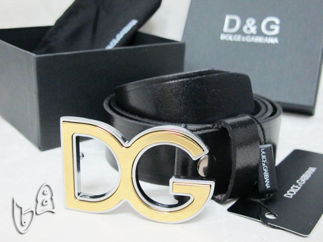 Super Perfect Quality DG Belts(100% Genuine Leather,Steel Buckle)-094