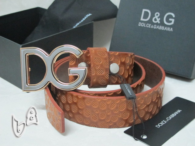 Super Perfect Quality DG Belts(100% Genuine Leather,Steel Buckle)-129