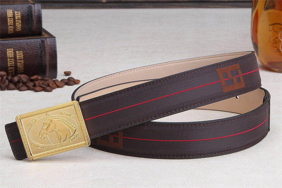 Super Perfect Quality FD Belts(100% Genuine Leather,steel Buckle)-034