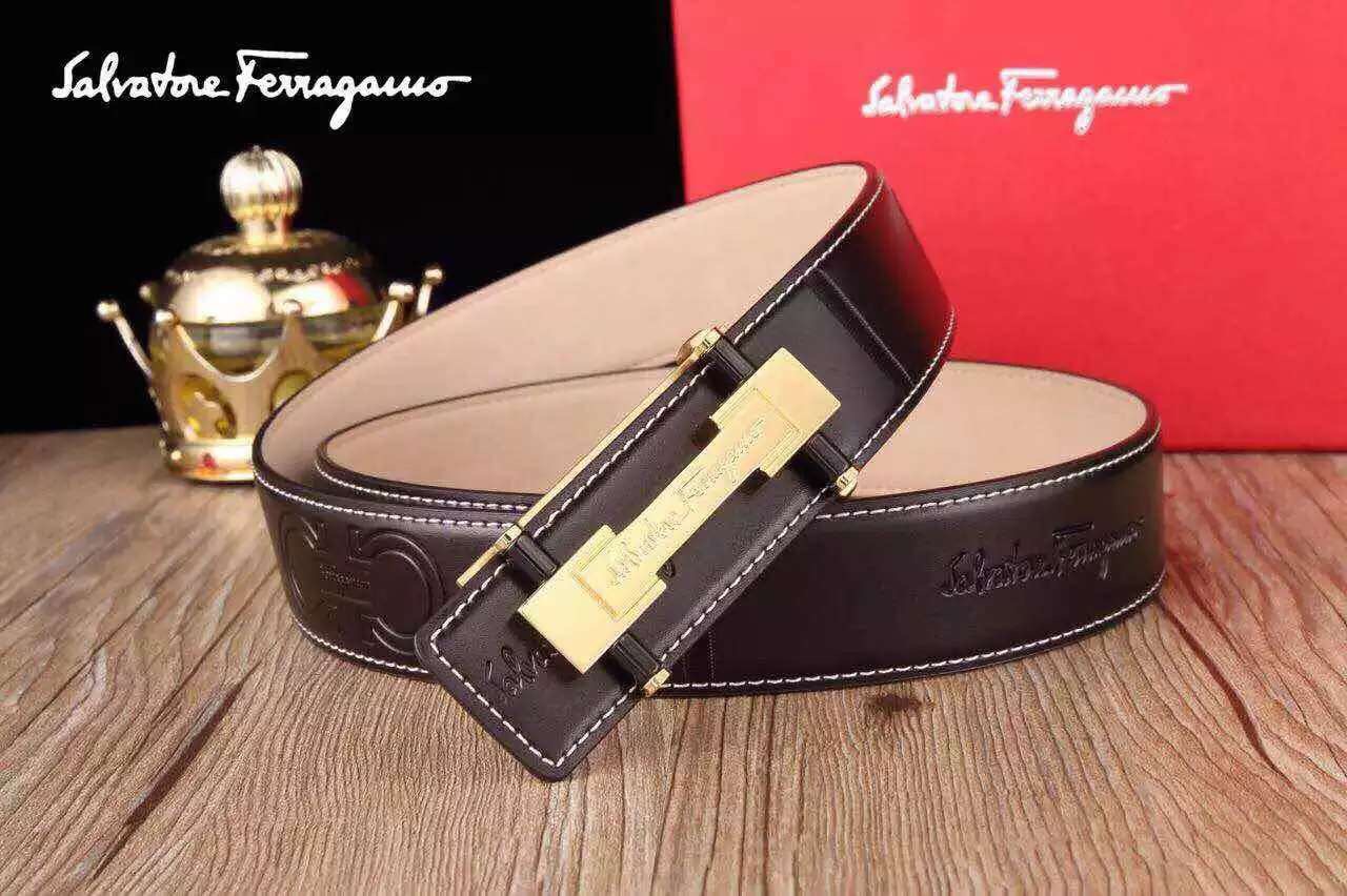 Super Perfect Quality Ferragamo Belts(100% Genuine Leather,steel Buckle)-007