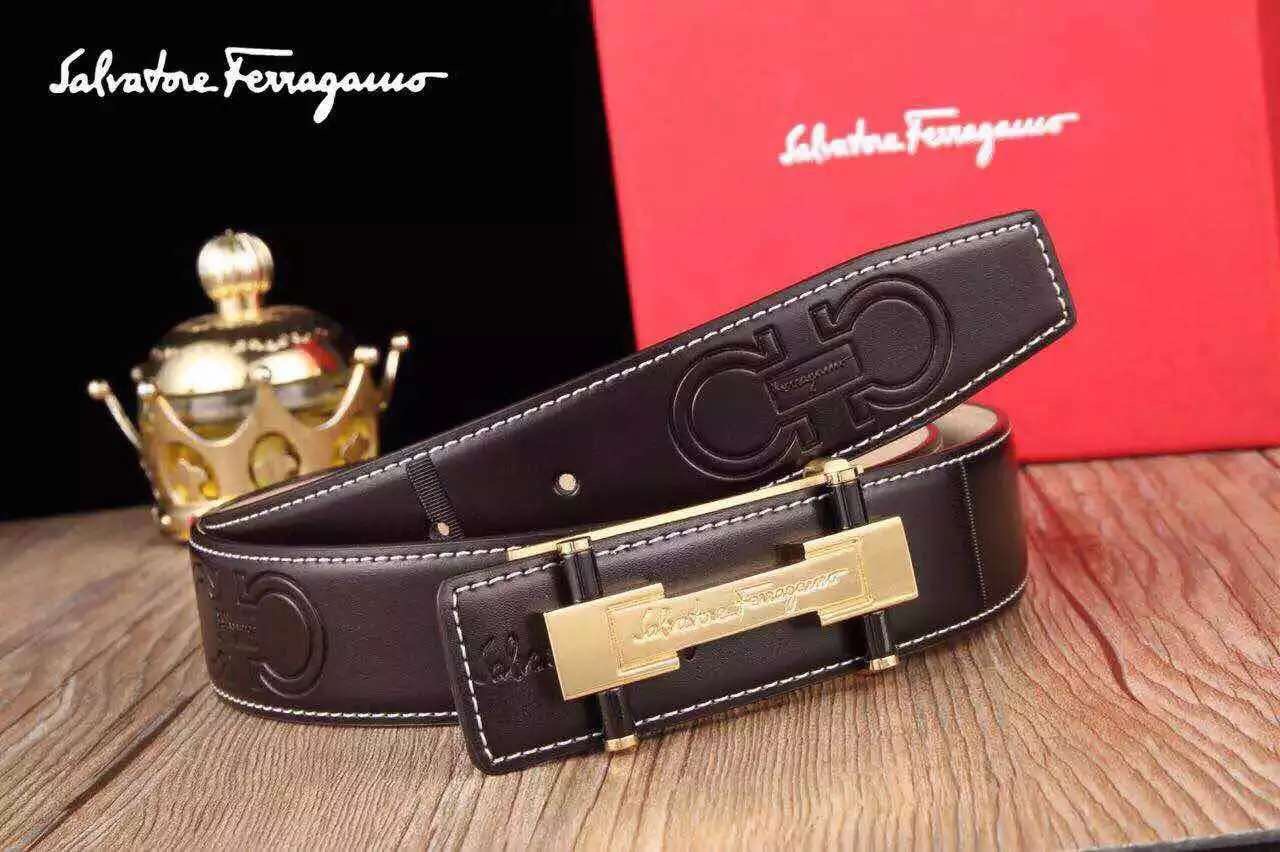 Super Perfect Quality Ferragamo Belts(100% Genuine Leather,steel Buckle)-008