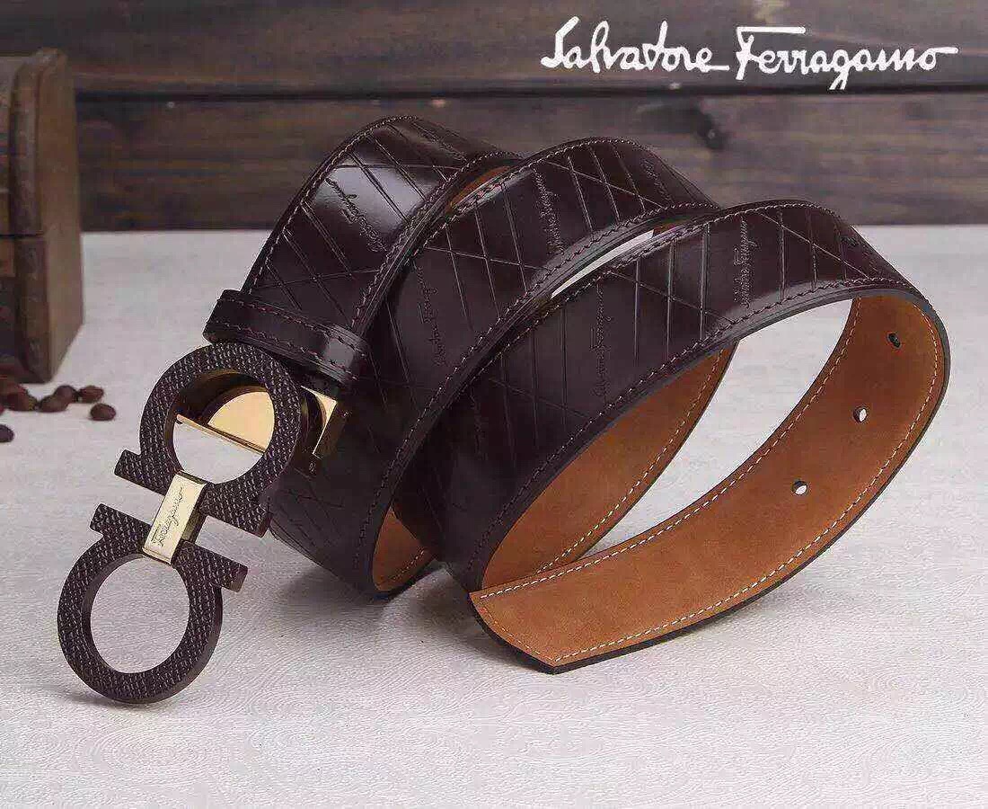 Super Perfect Quality Ferragamo Belts(100% Genuine Leather,steel Buckle)-015