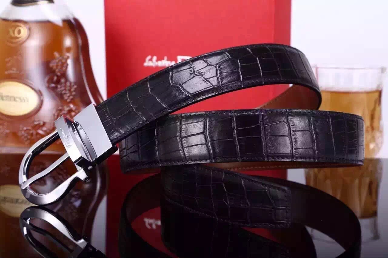 Super Perfect Quality Ferragamo Belts(100% Genuine Leather,steel Buckle)-025