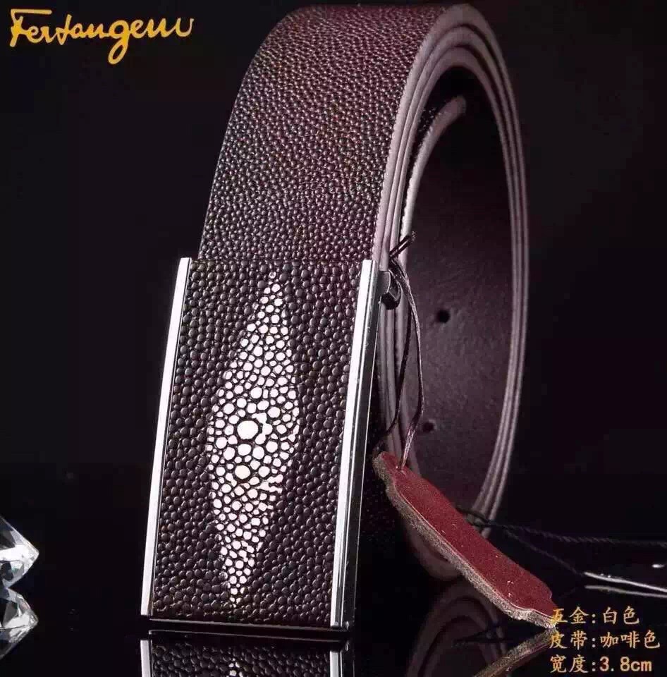 Super Perfect Quality Ferragamo Belts(100% Genuine Leather,steel Buckle)-032