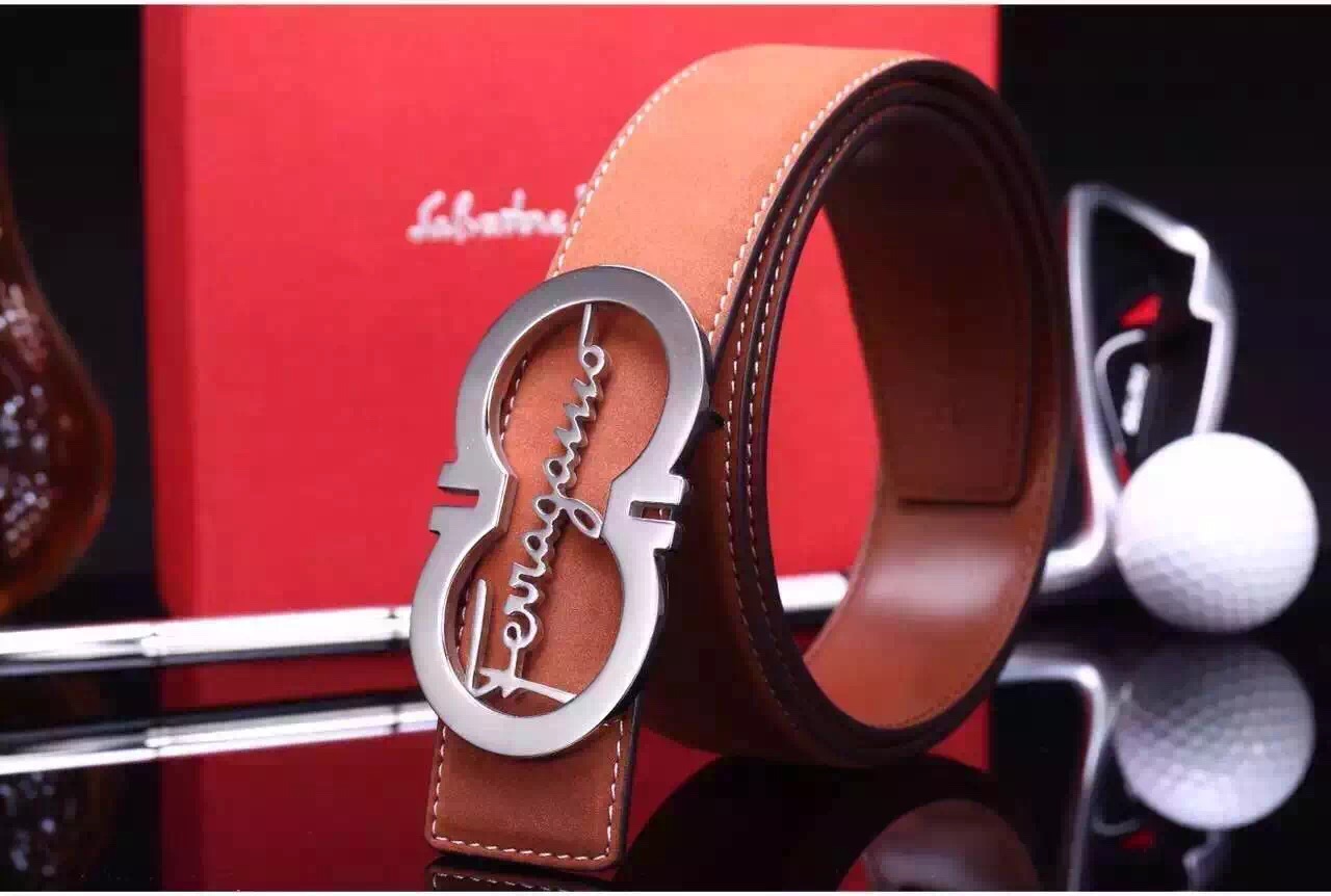 Super Perfect Quality Ferragamo Belts(100% Genuine Leather,steel Buckle)-081