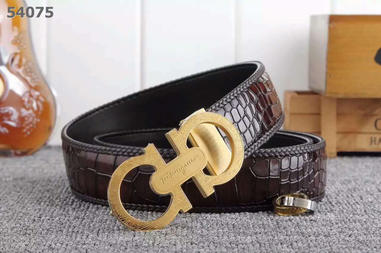 Super Perfect Quality Ferragamo Belts(100% Genuine Leather,steel Buckle)-098