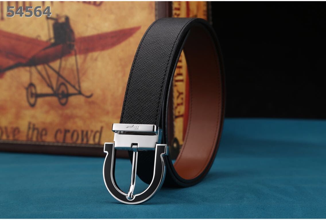 Super Perfect Quality Ferragamo Belts(100% Genuine Leather,steel Buckle)-117