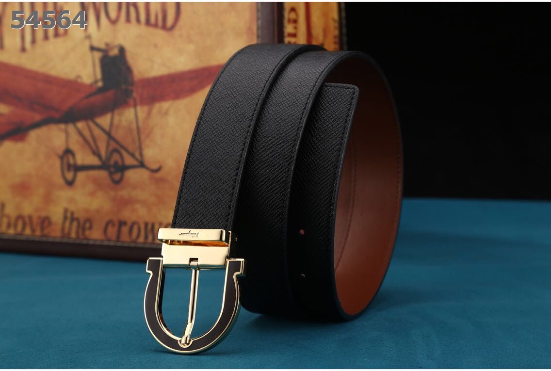 Super Perfect Quality Ferragamo Belts(100% Genuine Leather,steel Buckle)-122