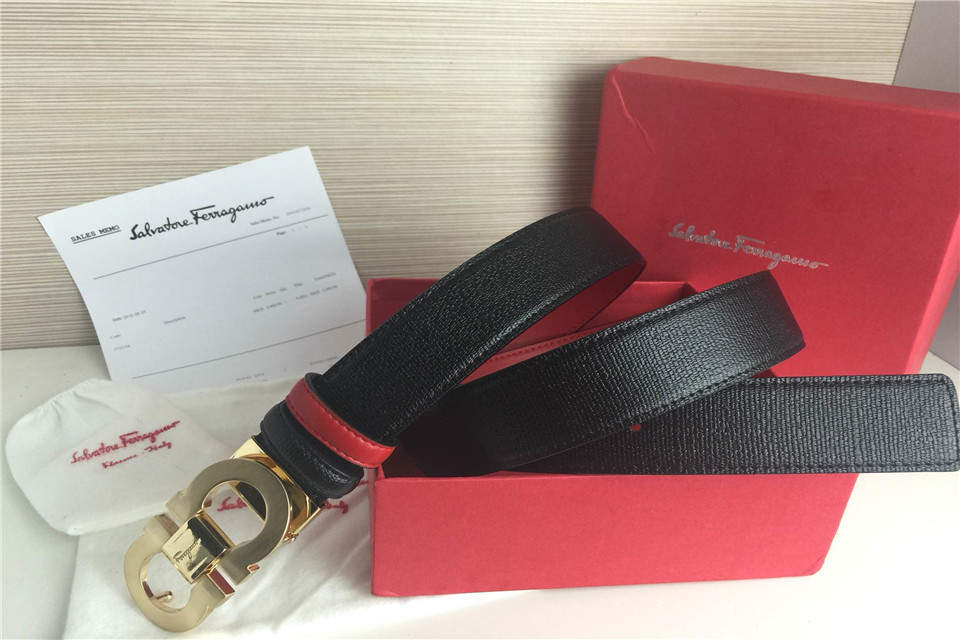 Super Perfect Quality Ferragamo Belts(100% Genuine Leather,steel Buckle)-163