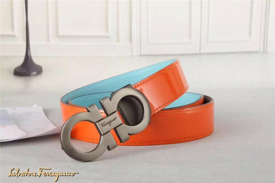 Super Perfect Quality Ferragamo Belts(100% Genuine Leather,steel Buckle)-195