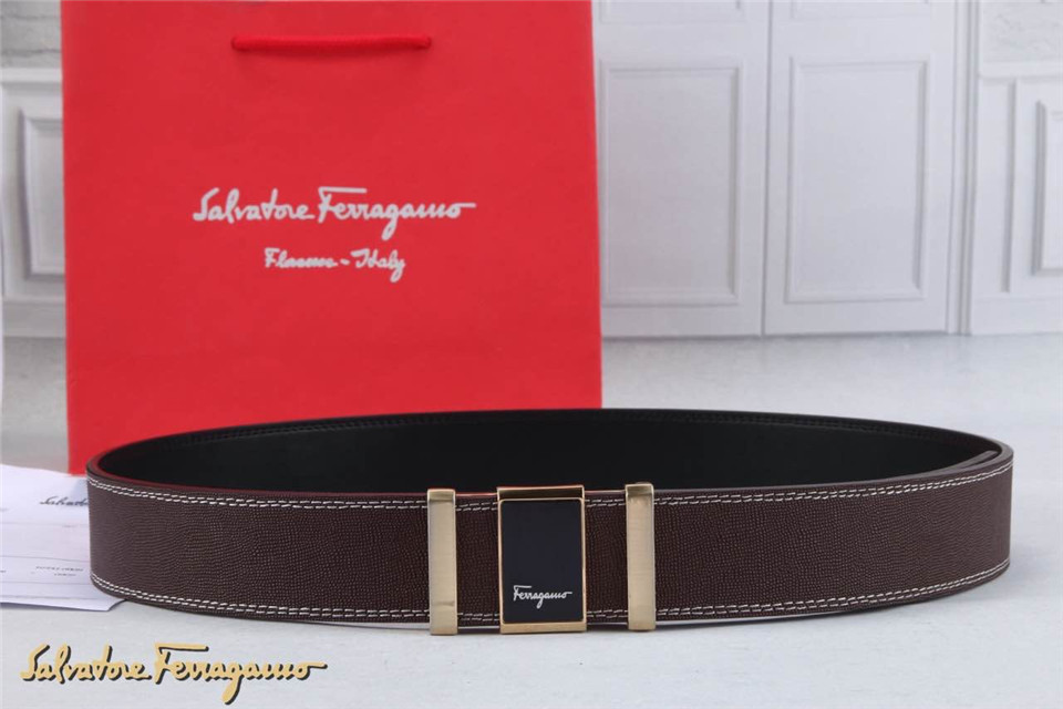 Super Perfect Quality Ferragamo Belts(100% Genuine Leather,steel Buckle)-208