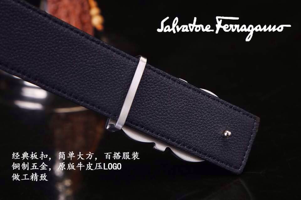 Super Perfect Quality Ferragamo Belts(100% Genuine Leather,steel Buckle)-246