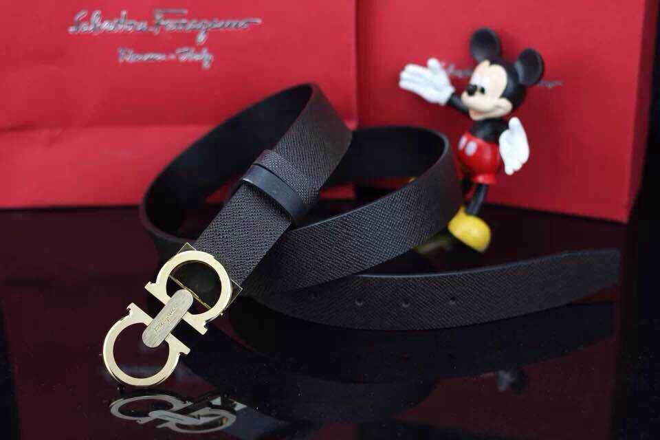 Super Perfect Quality Ferragamo Belts(100% Genuine Leather,steel Buckle)-309