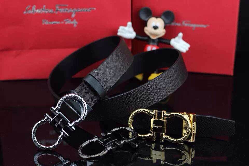 Super Perfect Quality Ferragamo Belts(100% Genuine Leather,steel Buckle)-315