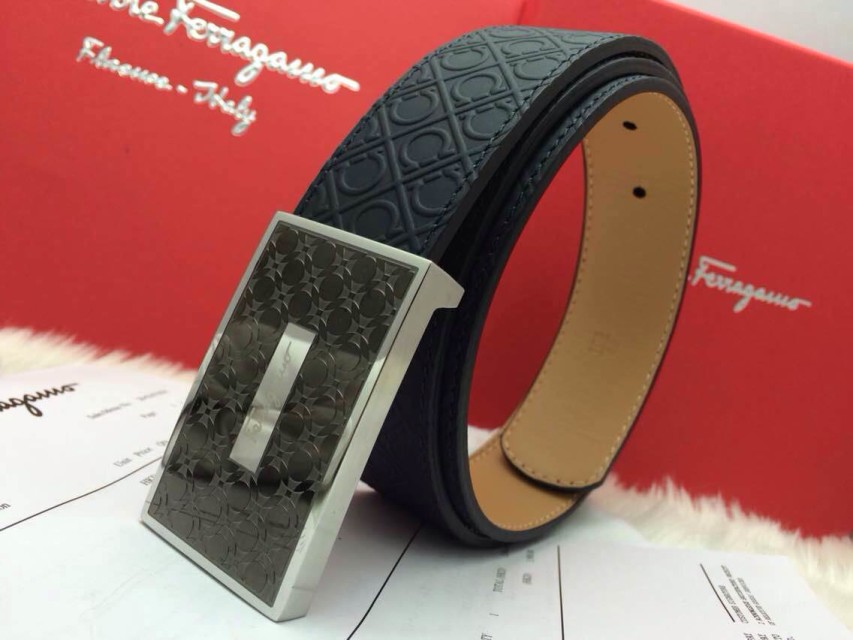 Super Perfect Quality Ferragamo Belts(100% Genuine Leather,steel Buckle)-379