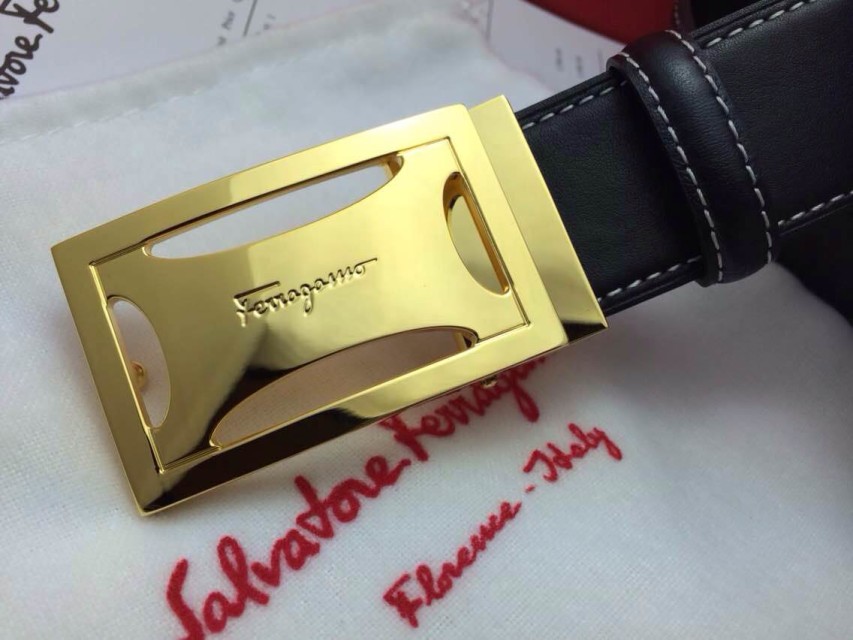 Super Perfect Quality Ferragamo Belts(100% Genuine Leather,steel Buckle)-390