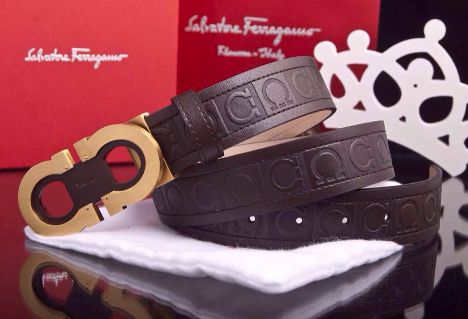 Super Perfect Quality Ferragamo Belts(100% Genuine Leather,steel Buckle)-416