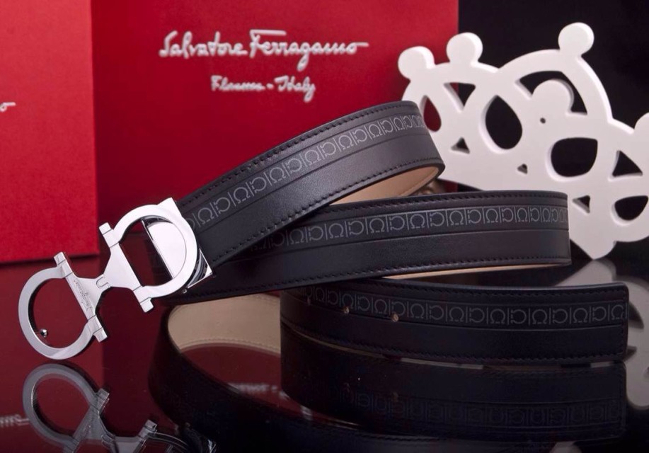 Super Perfect Quality Ferragamo Belts(100% Genuine Leather,steel Buckle)-419