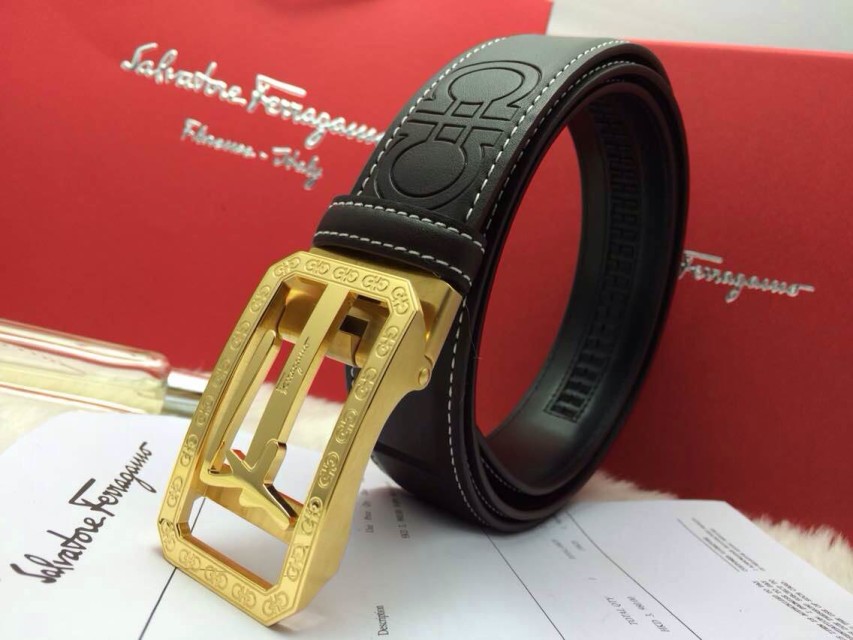 Super Perfect Quality Ferragamo Belts(100% Genuine Leather,steel Buckle)-441