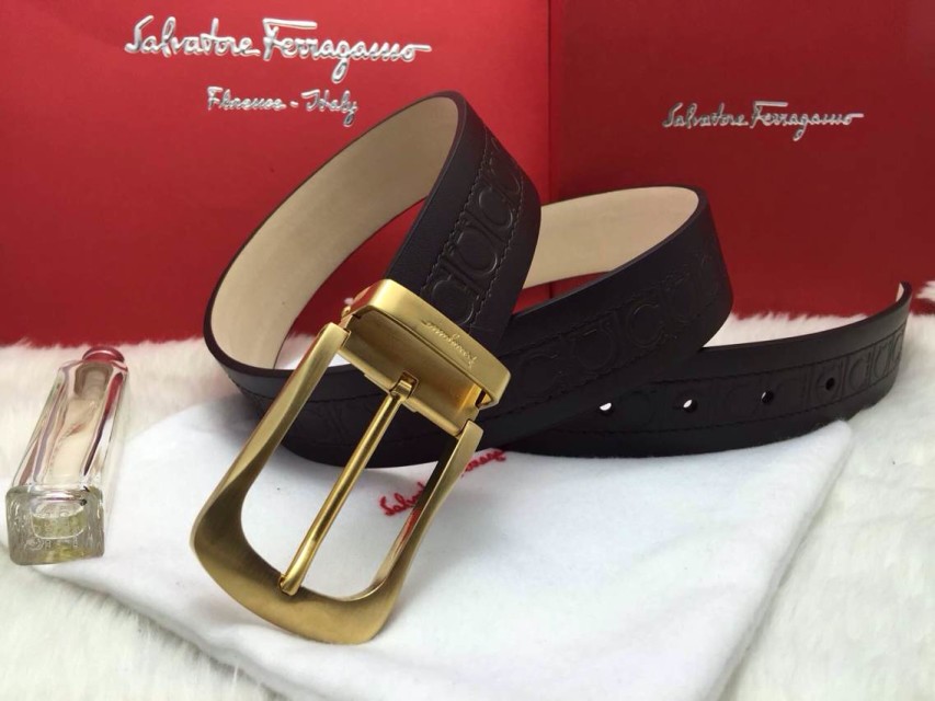 Super Perfect Quality Ferragamo Belts(100% Genuine Leather,steel Buckle)-477