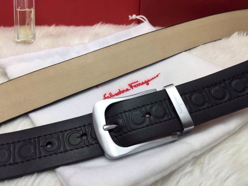 Super Perfect Quality Ferragamo Belts(100% Genuine Leather,steel Buckle)-481