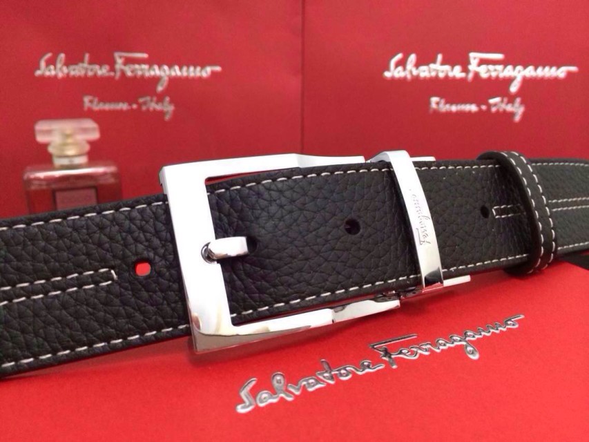 Super Perfect Quality Ferragamo Belts(100% Genuine Leather,steel Buckle)-518