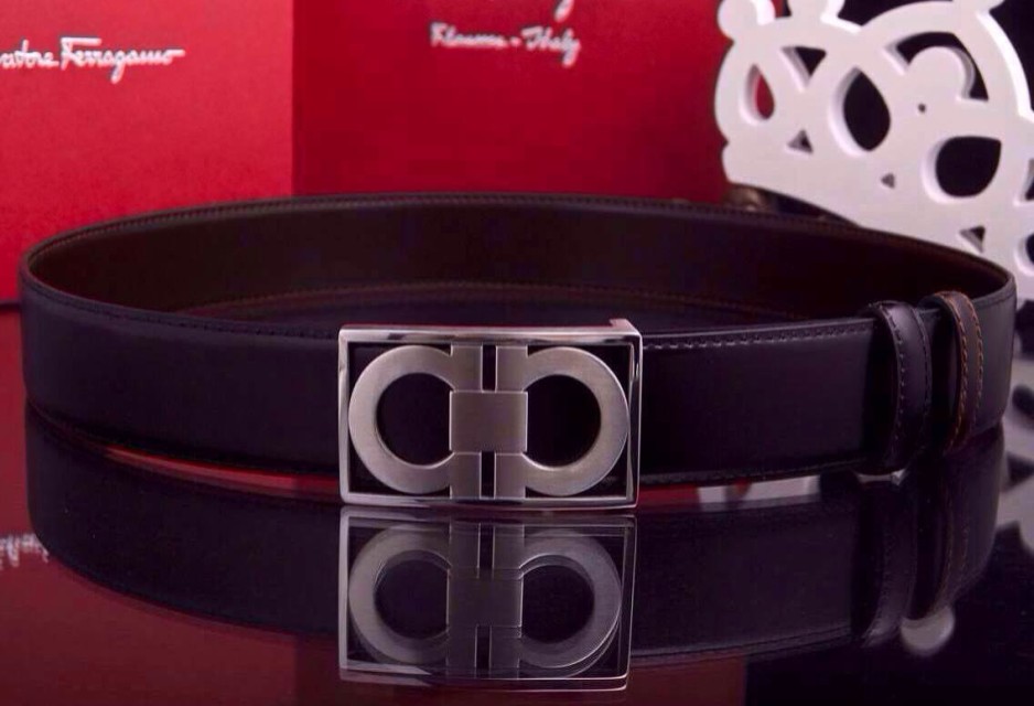 Super Perfect Quality Ferragamo Belts(100% Genuine Leather,steel Buckle)-524