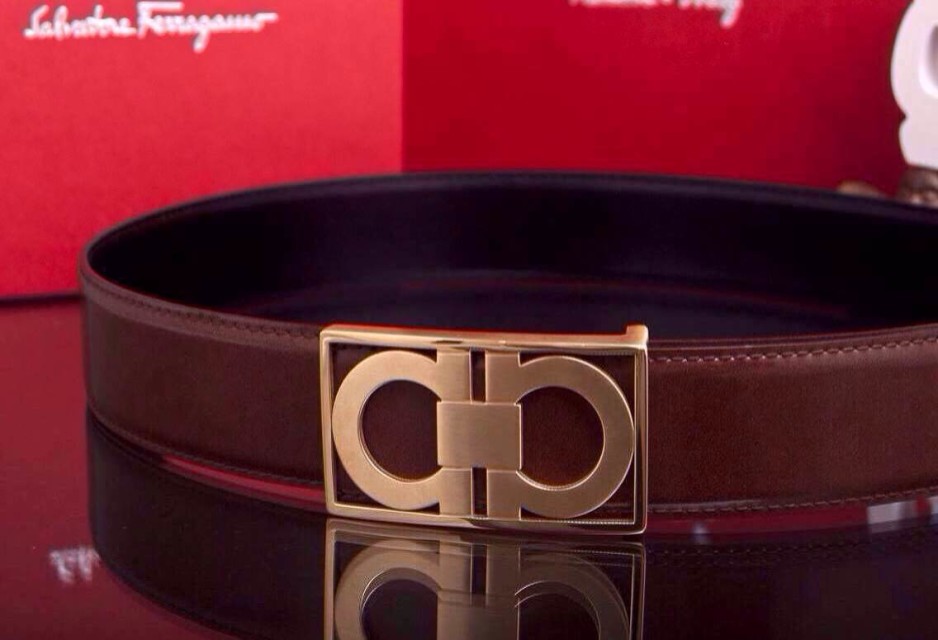 Super Perfect Quality Ferragamo Belts(100% Genuine Leather,steel Buckle)-527