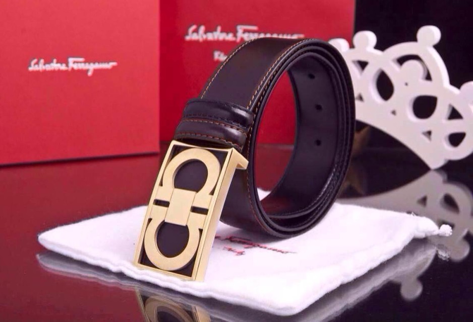 Super Perfect Quality Ferragamo Belts(100% Genuine Leather,steel Buckle)-528