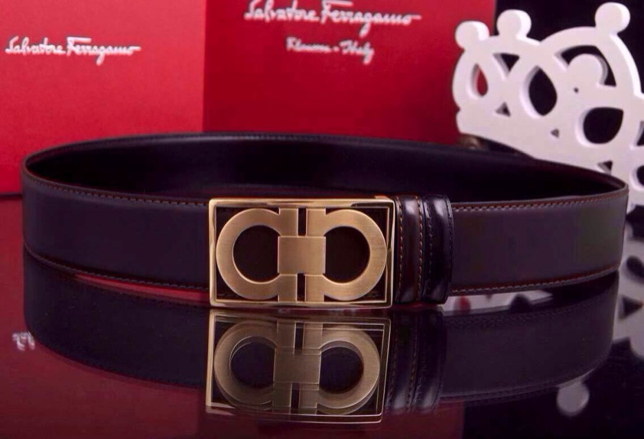 Super Perfect Quality Ferragamo Belts(100% Genuine Leather,steel Buckle)-529