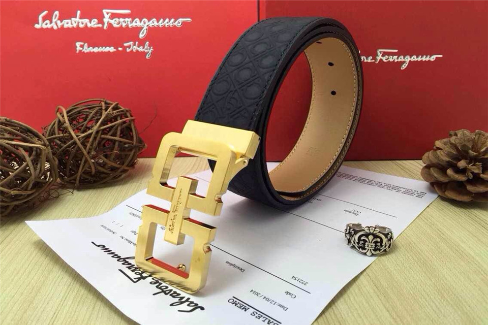 Super Perfect Quality Ferragamo Belts(100% Genuine Leather,steel Buckle)-536