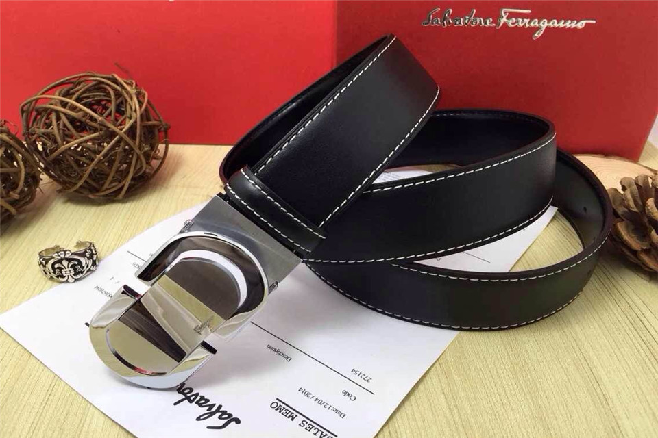 Super Perfect Quality Ferragamo Belts(100% Genuine Leather,steel Buckle)-548