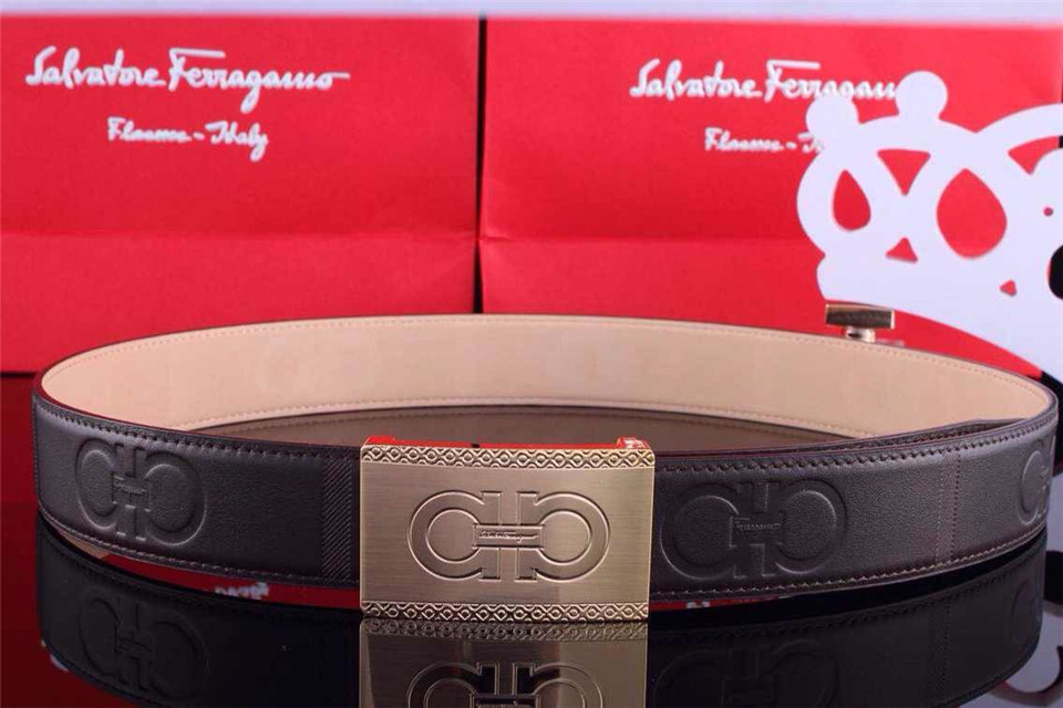 Super Perfect Quality Ferragamo Belts(100% Genuine Leather,steel Buckle)-568