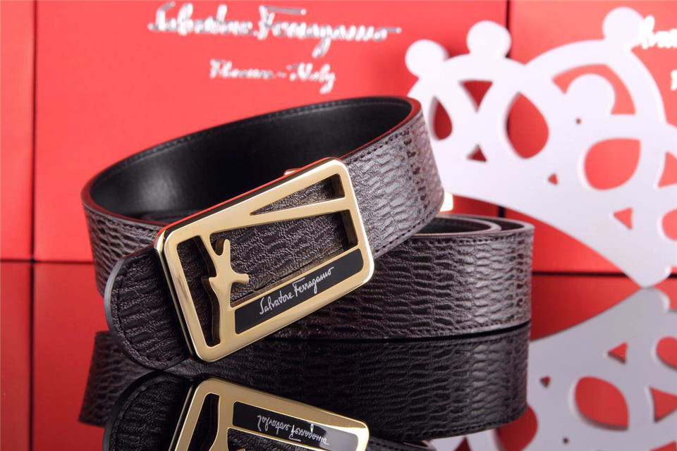 Super Perfect Quality Ferragamo Belts(100% Genuine Leather,steel Buckle)-590