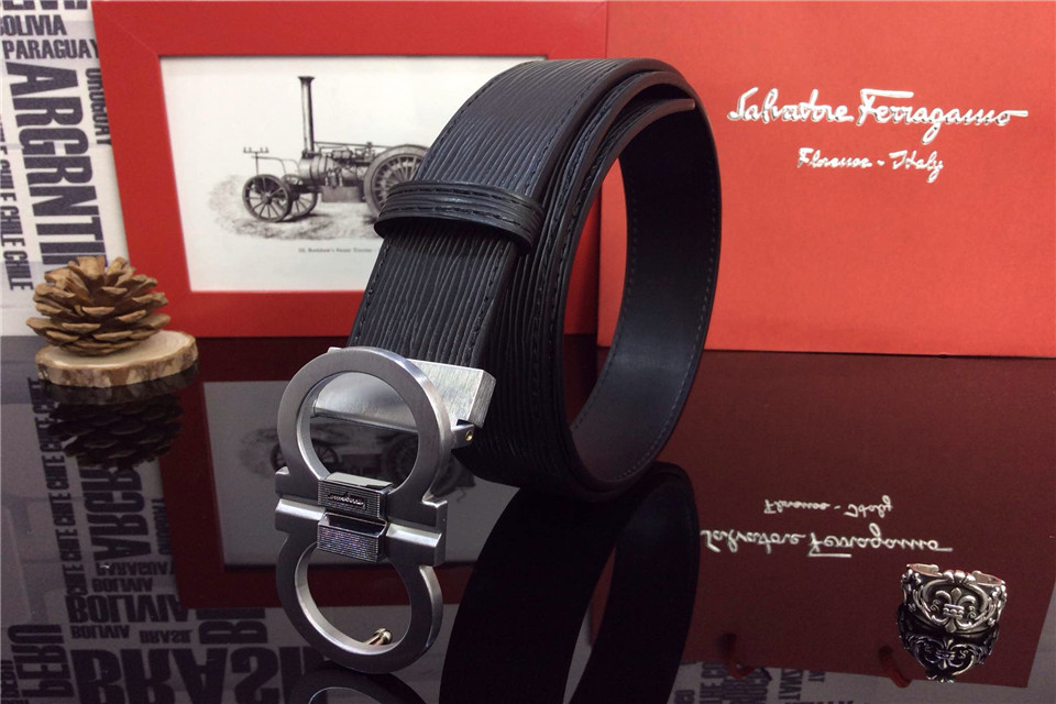 Super Perfect Quality Ferragamo Belts(100% Genuine Leather,steel Buckle)-598