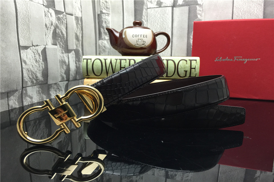 Super Perfect Quality Ferragamo Belts(100% Genuine Leather,steel Buckle)-627