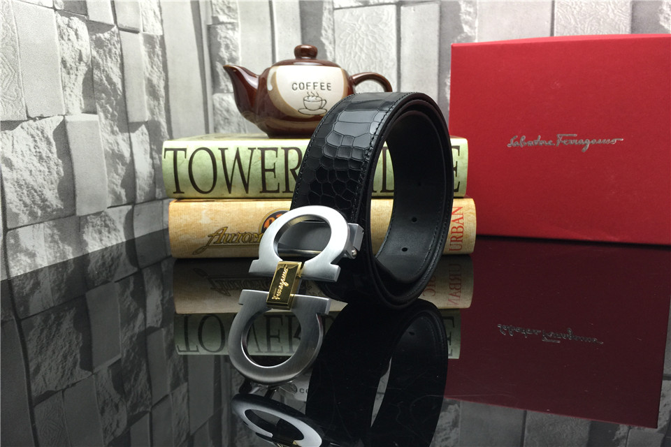 Super Perfect Quality Ferragamo Belts(100% Genuine Leather,steel Buckle)-632