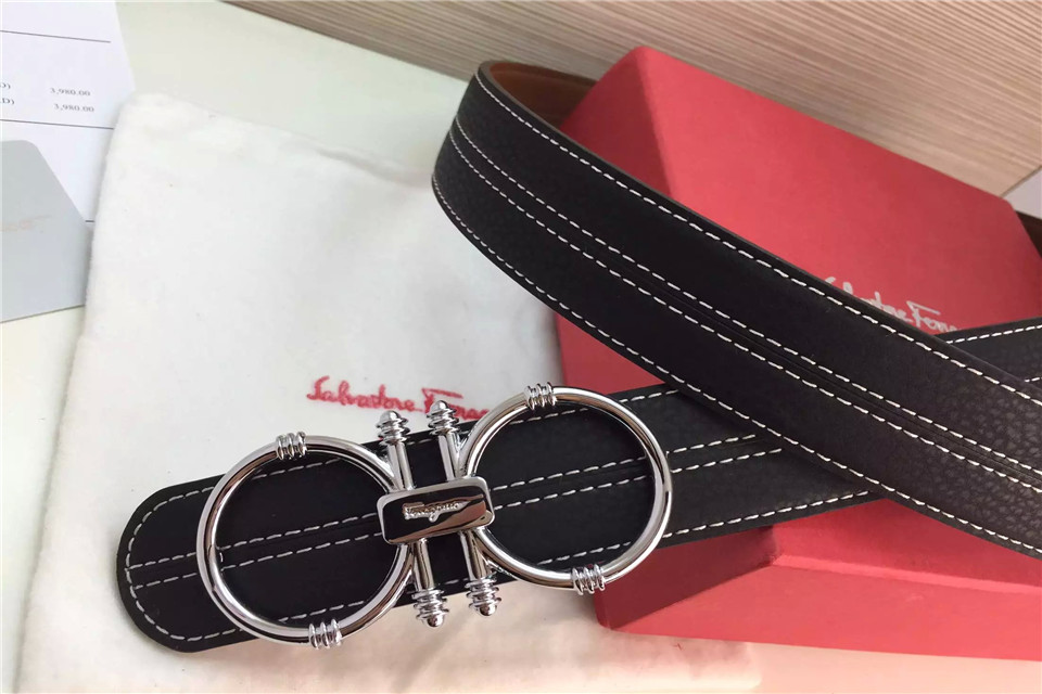 Super Perfect Quality Ferragamo Belts(100% Genuine Leather,steel Buckle)-676