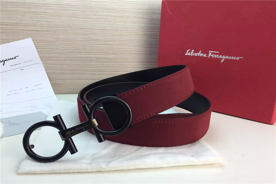 Super Perfect Quality Ferragamo Belts(100% Genuine Leather,steel Buckle)-679